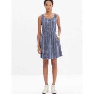 Madewell Paperbag Tank Silk Dress